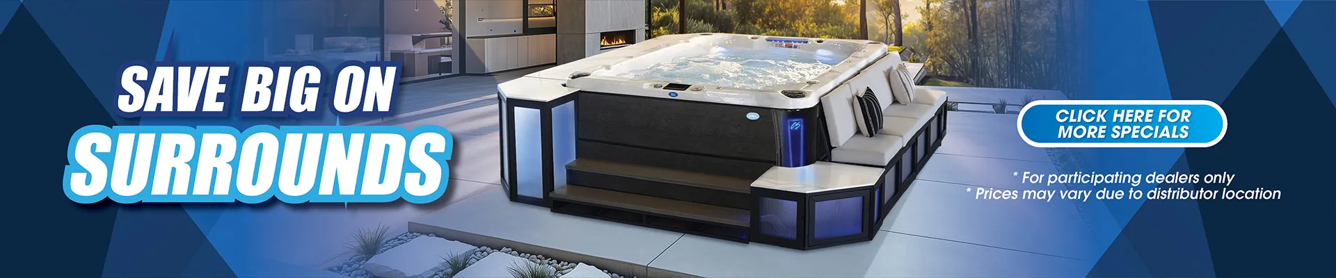 Calspas hot tub being used in a family setting - Spooner